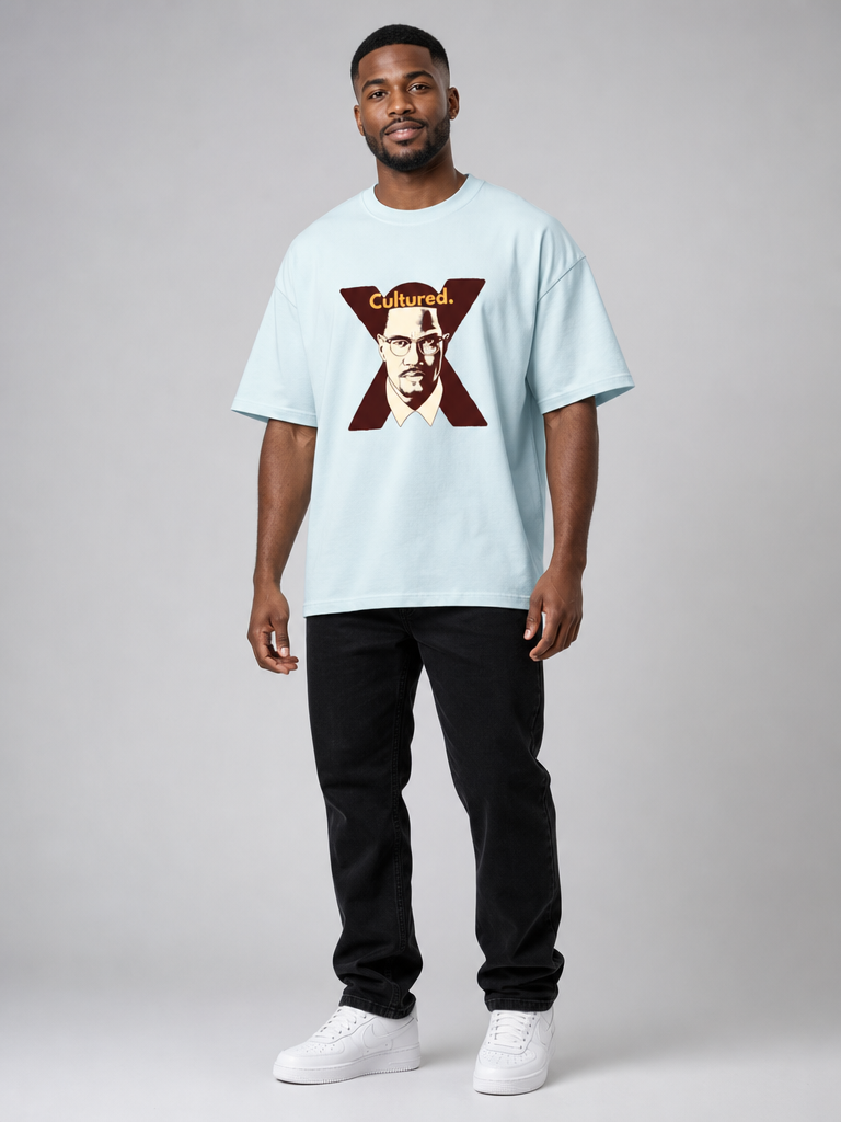 Cultured. Malcolm X Unisex T-Shirt (Unisex)