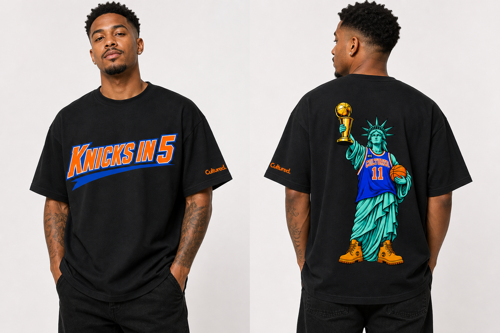 Cultured. Knicks in 5 Championship T-Shirt