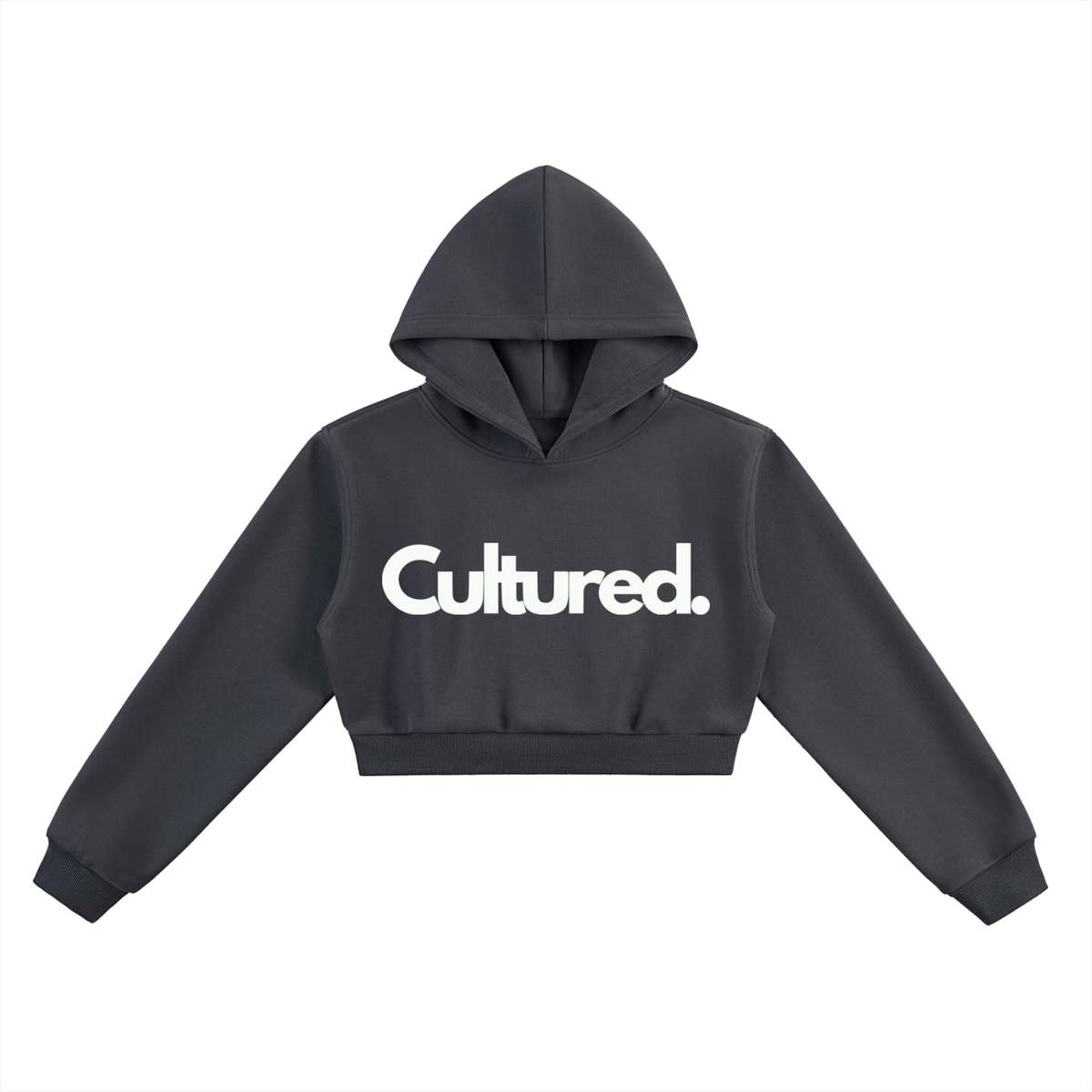 Cultured. Essential Women’s Crop Top Hoodie (Variant Colors)
