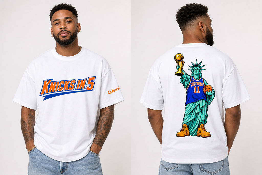 Cultured. Knicks in 5 Championship T-Shirt