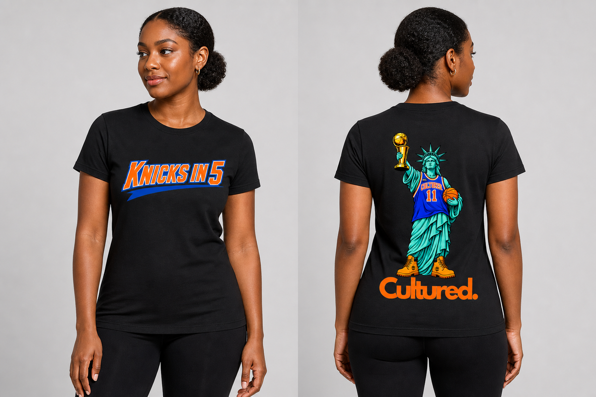 Cultured. Women's Knicks in 5 Graphic T-Shirt
