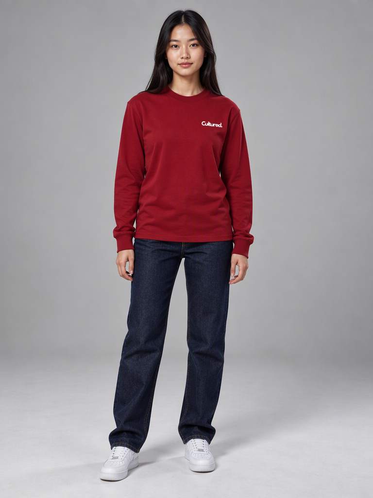 Essential Crewneck Long-Sleeve T-Shirt (Variant Colors)