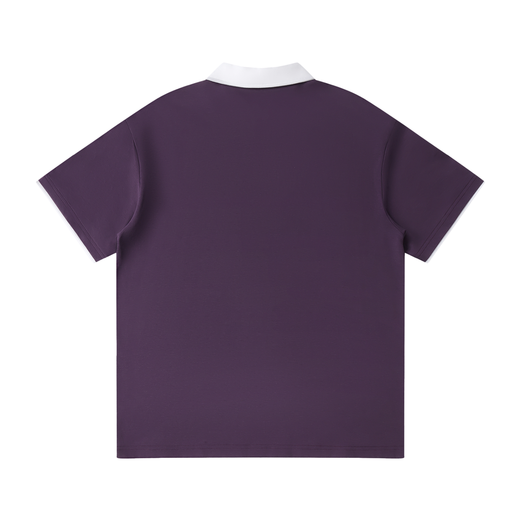 Cultured. Contrast Collar Polo Shirt