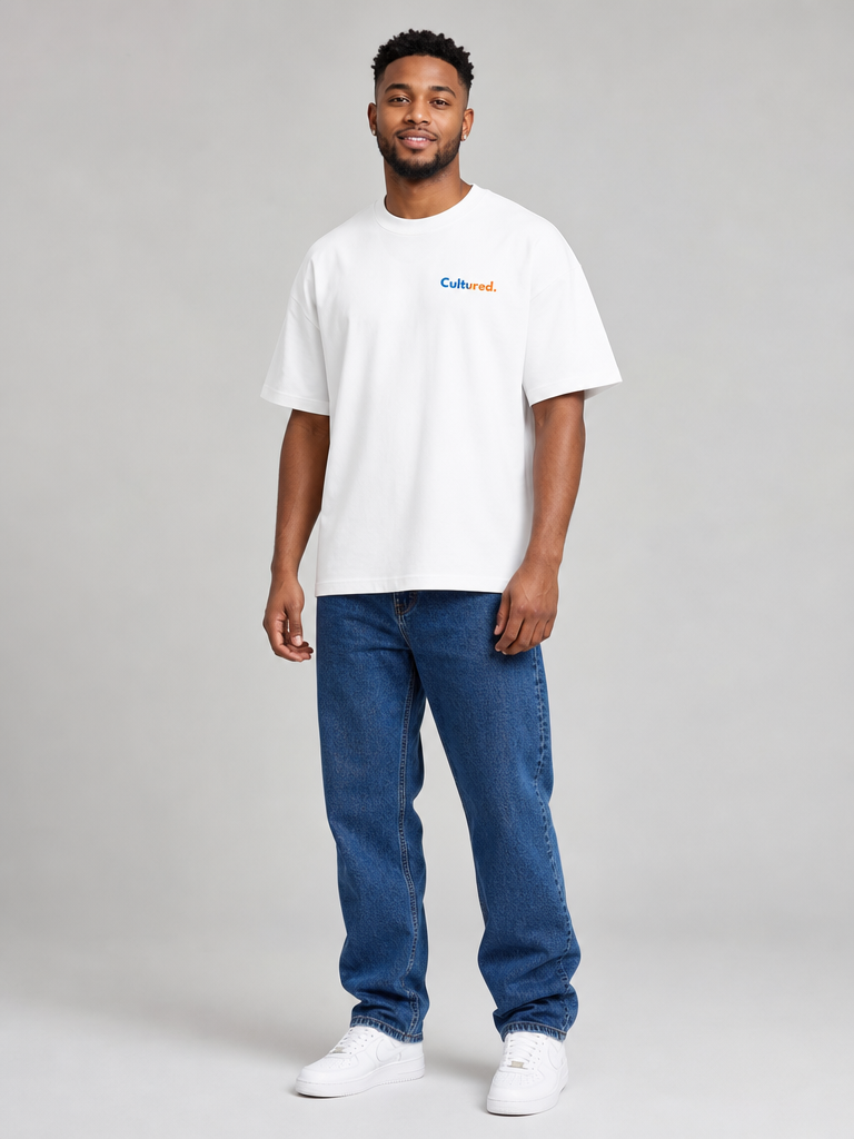Cultured. Knicks Colored Heavyweight Drop Shoulder Cotton T-Shirt