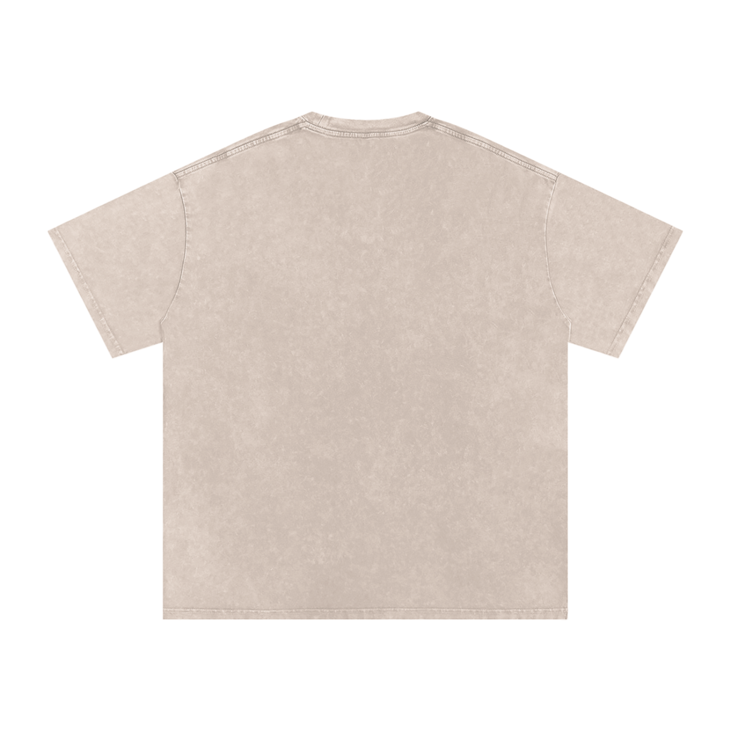 Cultured. Mona Lisa Snow Washed Oversized T-Shirt