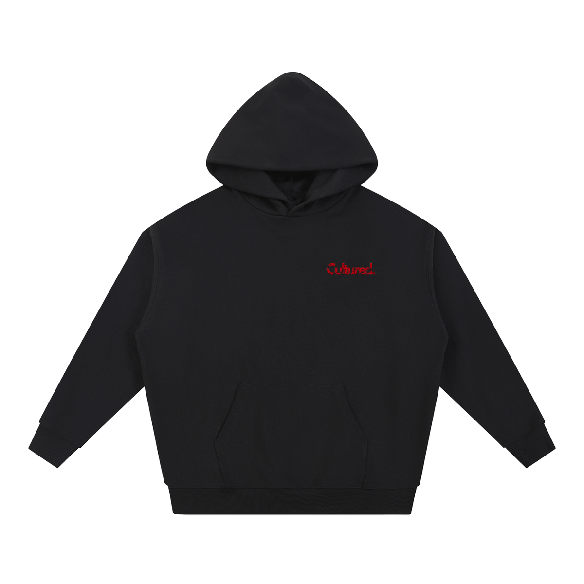 Cultured. Halloween Rotten Apple Heavyweight Hoodie (Blood Red)
