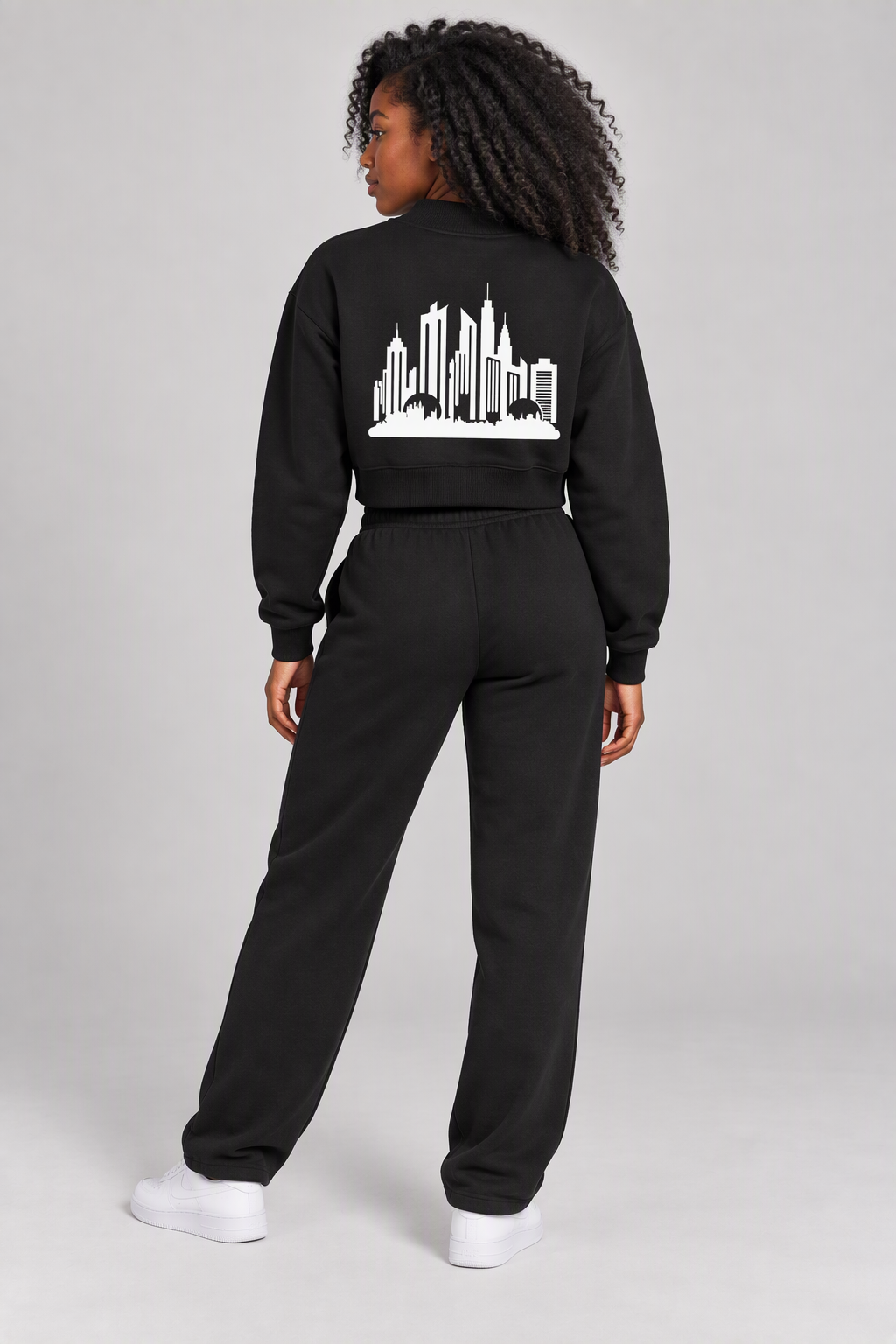 Cultured. Women’s Fleece Mock-Neck Crew Sweatshirt