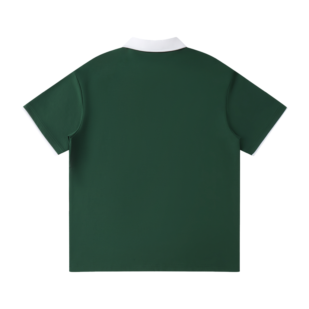 Cultured. Contrast Collar Polo Shirt