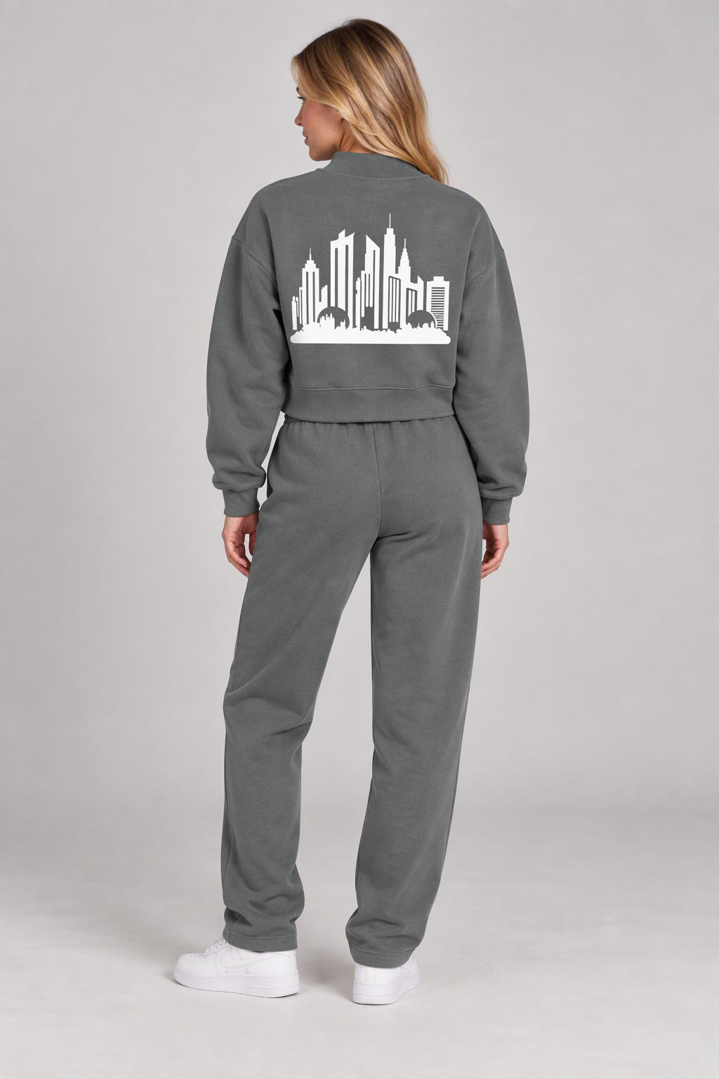 Cultured. Women’s Fleece Mock-Neck Crew Sweatshirt
