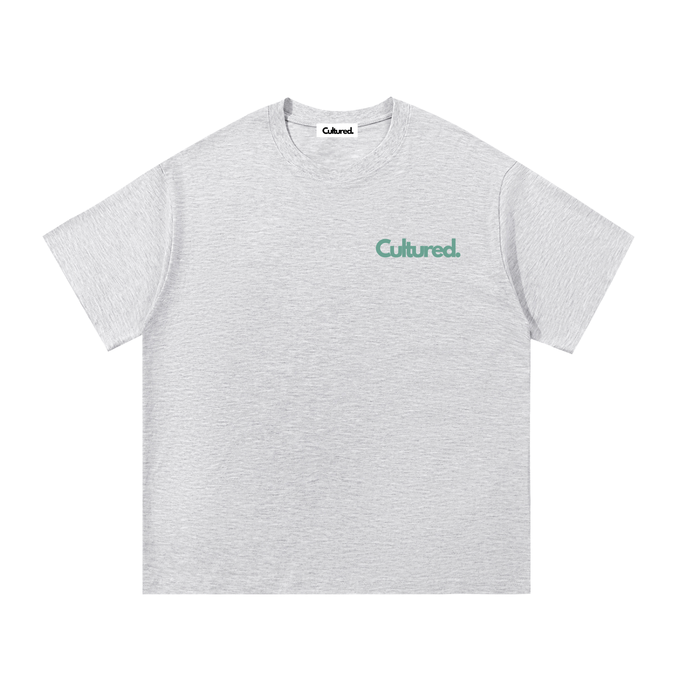 Cultured. NY Big Apple Essential T-Shirt — Statue of Liberty Green