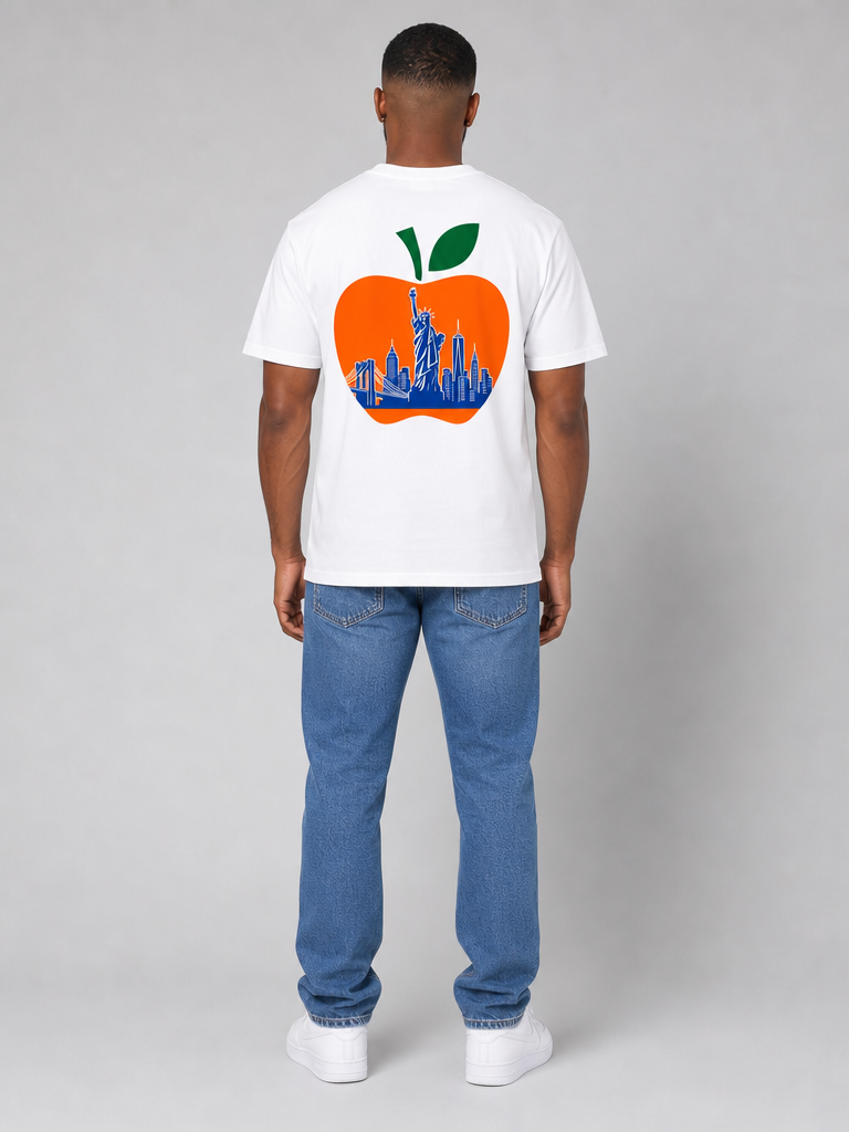 Cultured. NY Big Apple Essential Cotton T-Shirt