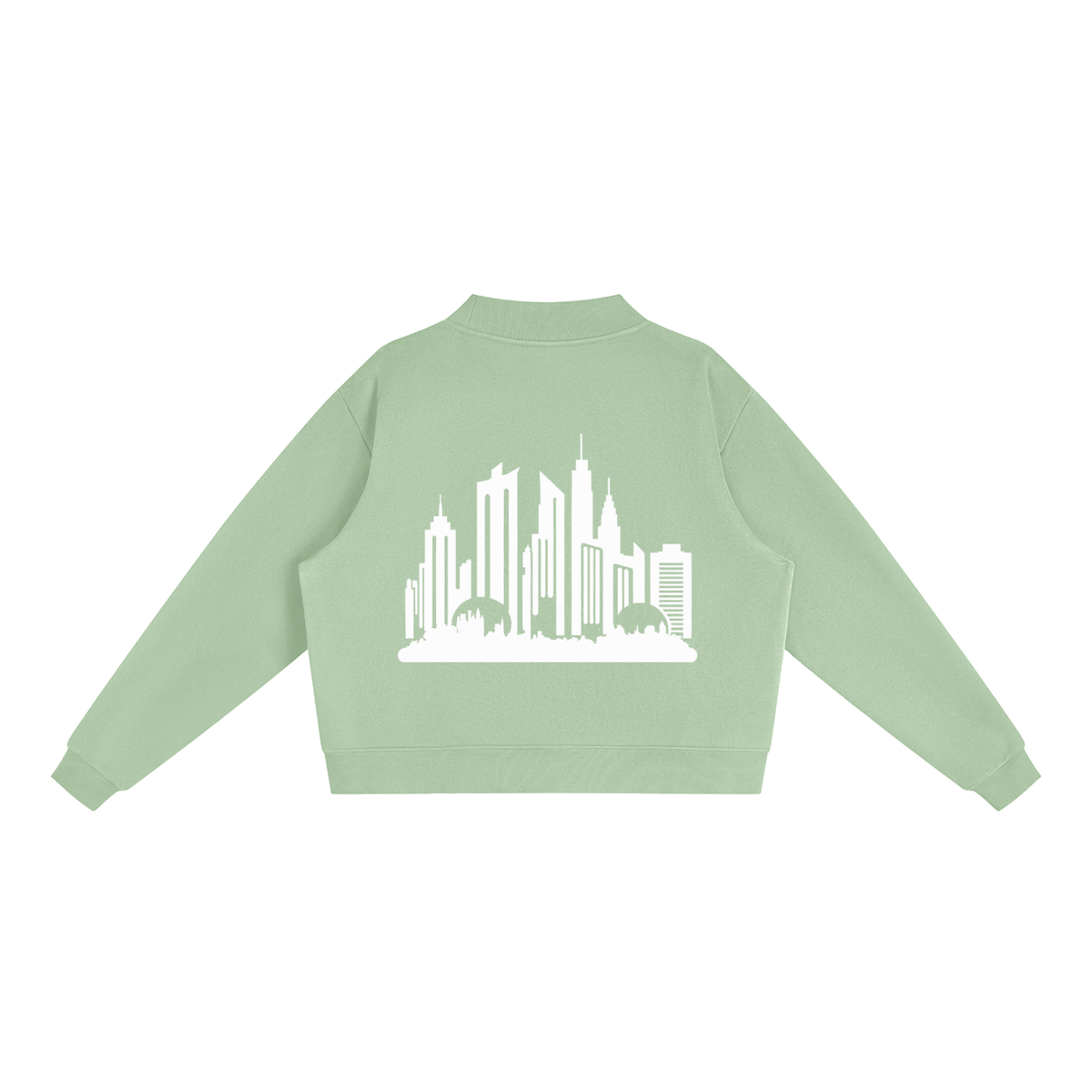 Cultured. Women’s Fleece Mock-Neck Crew Sweatshirt