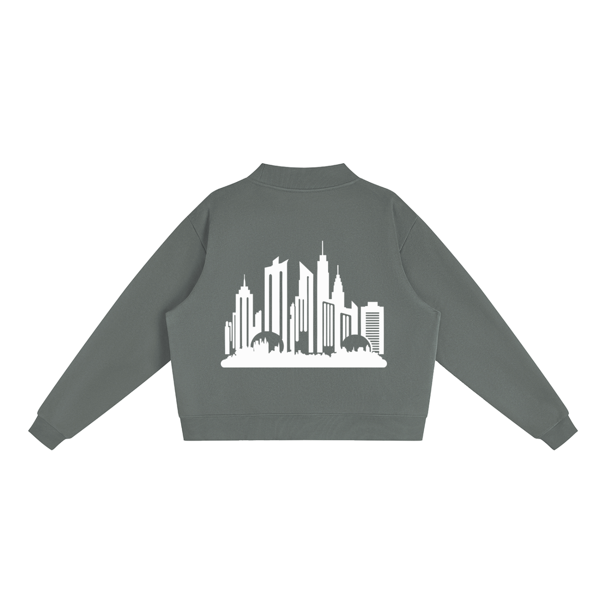 Cultured. Women’s Fleece Mock-Neck Crew Sweatshirt
