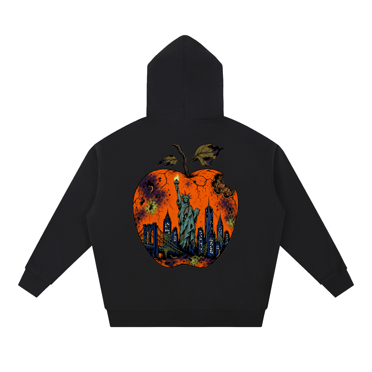 Cultured. Halloween Rotten Apple Heavyweight Hoodie (Halloween)