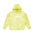 Cultured. Unisex Sunfade Frayed Fleece Hoodie