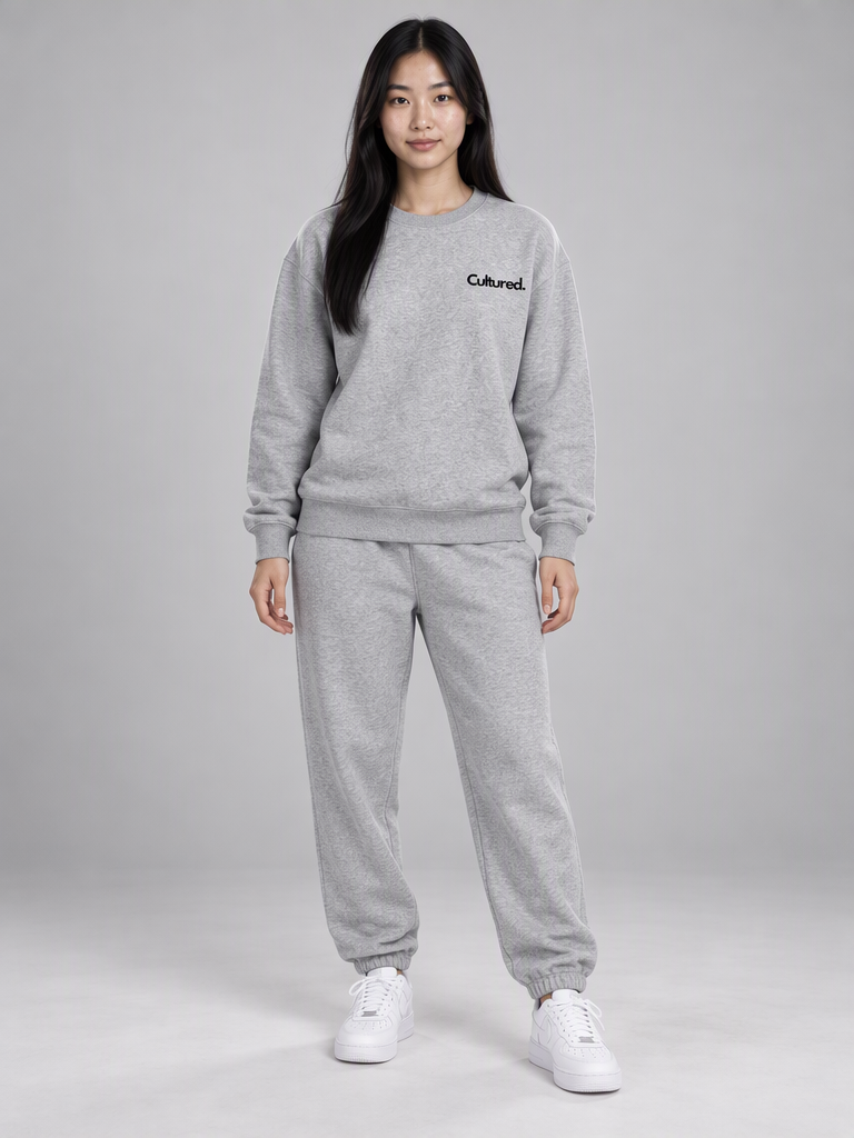 Cultured. Essential Crewneck Heavyweight Sweatshirt (Light Colors)