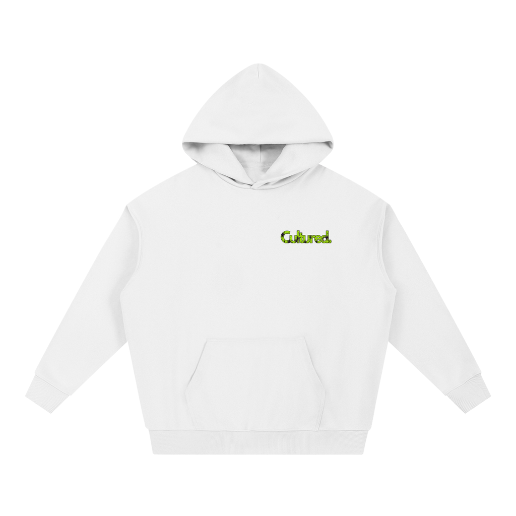 Cultured. Halloween Rotten Apple Heavyweight Hoodie (Slime Green)