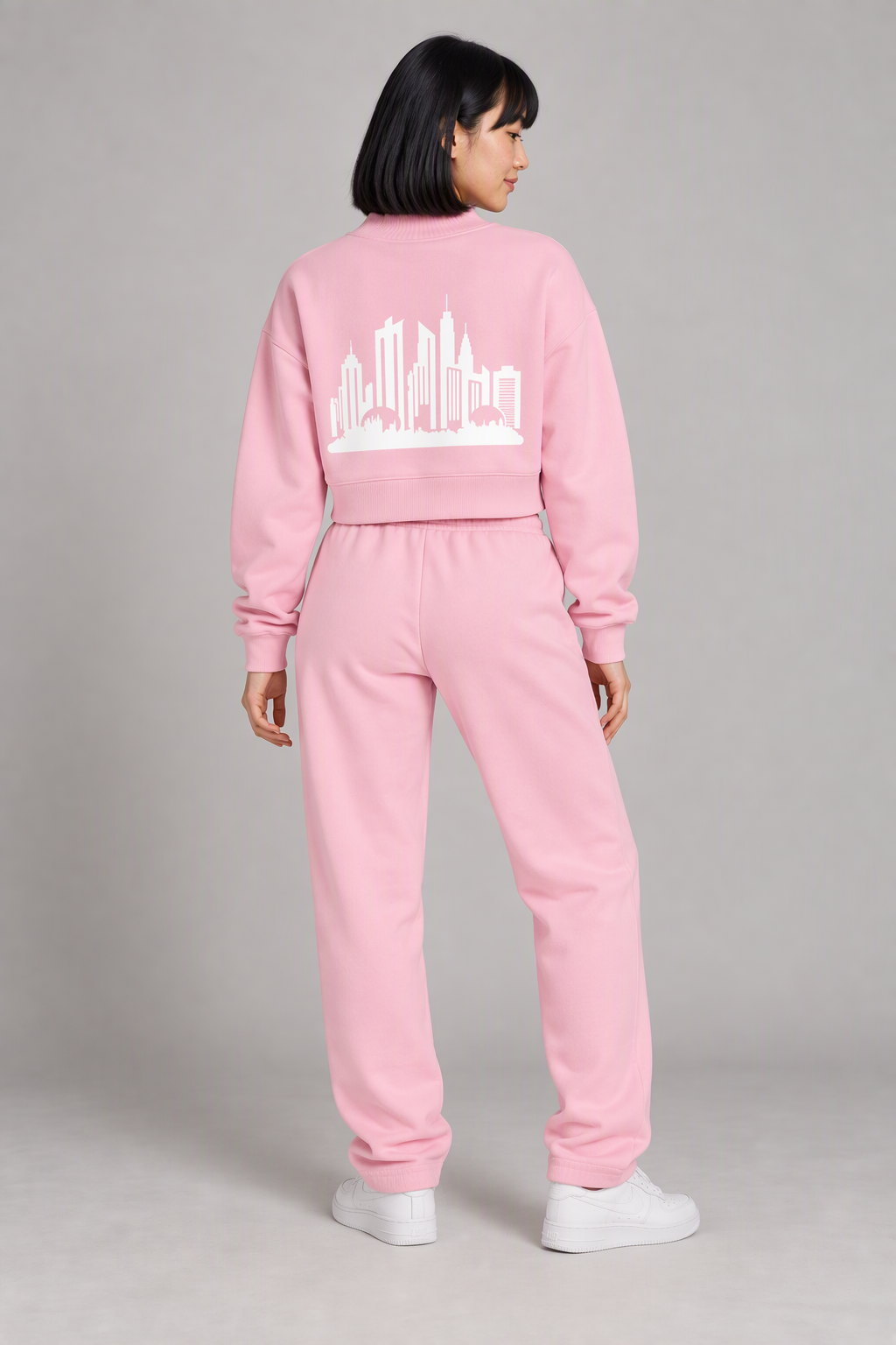 Cultured. Women’s Fleece Mock-Neck Crew Sweatshirt