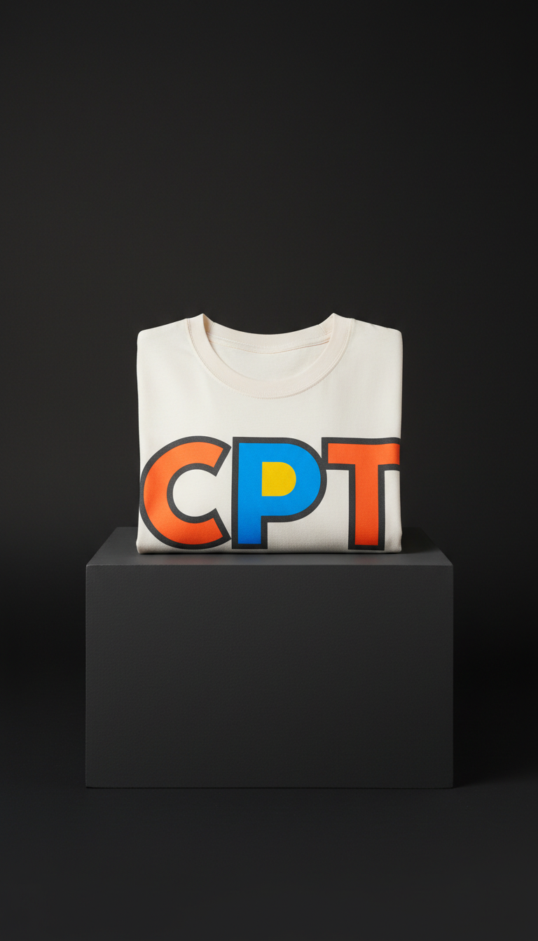 ‘CPT’ Graphic Oversized Tee