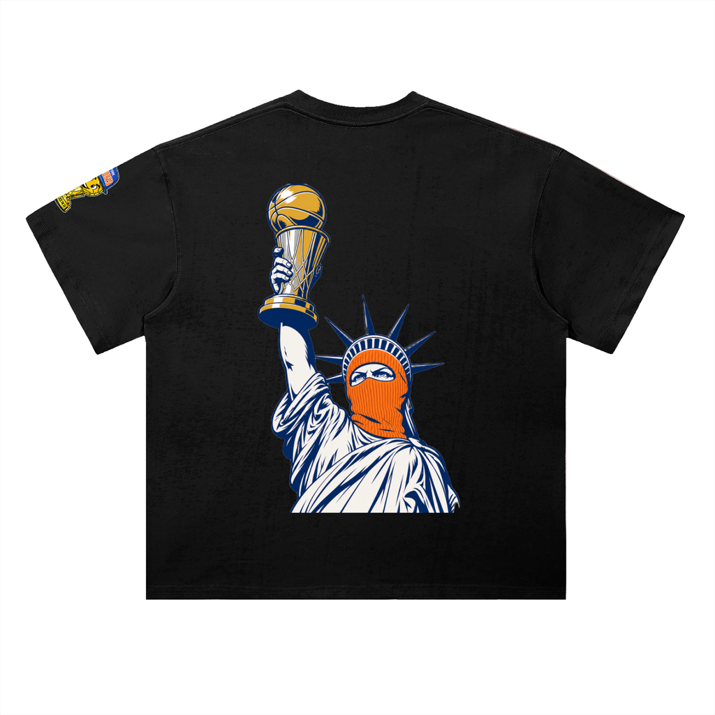 Cultured. Knicks Championship Heavyweight T-Shirt (Orange)
