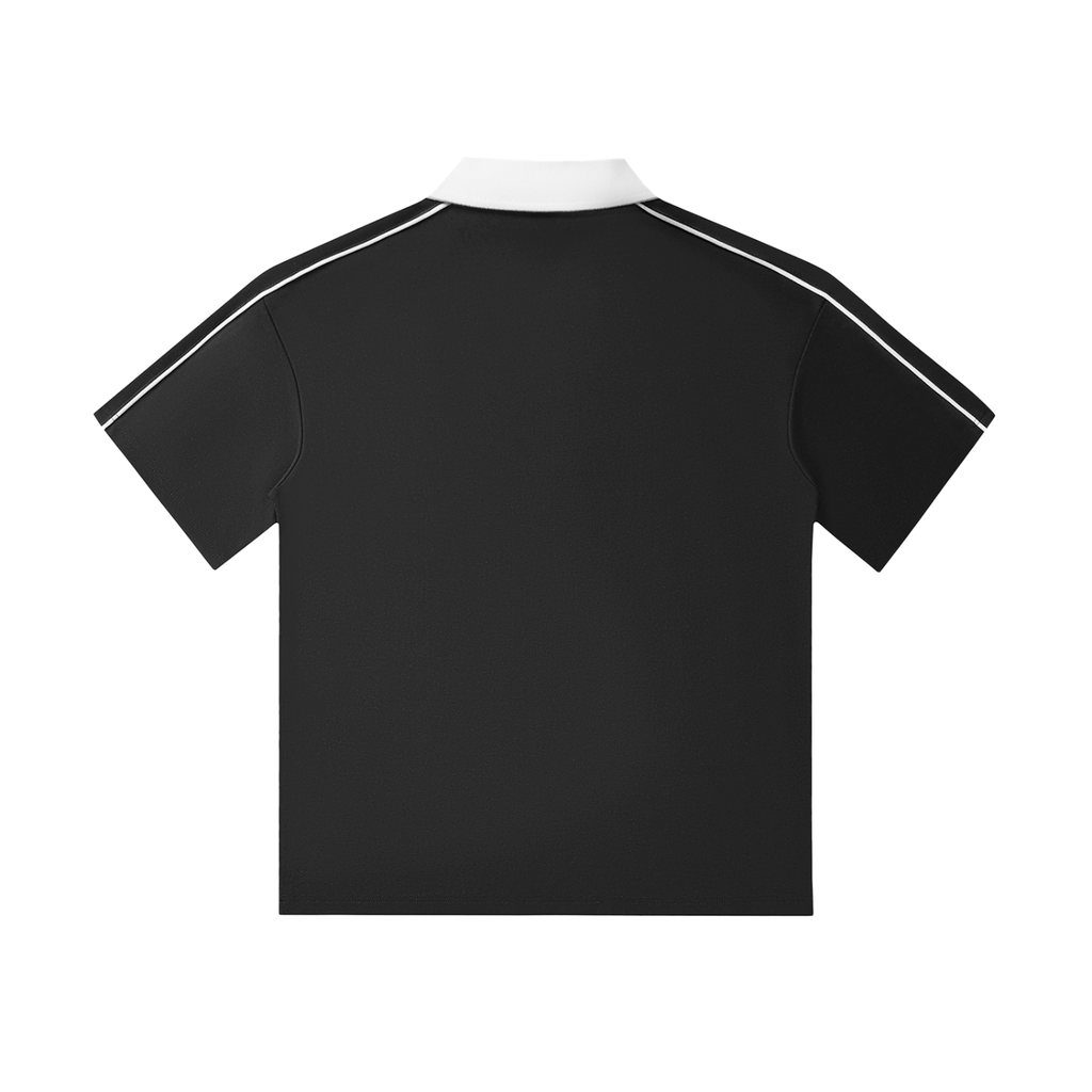 Cultured. Contrast Collar Short-Sleeve Polo Shirt