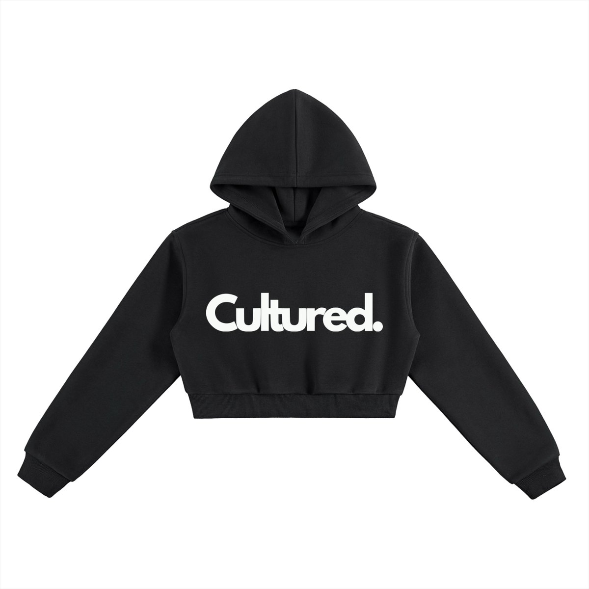 Cultured. Essential Women’s Crop Top Hoodie (Variant Colors)