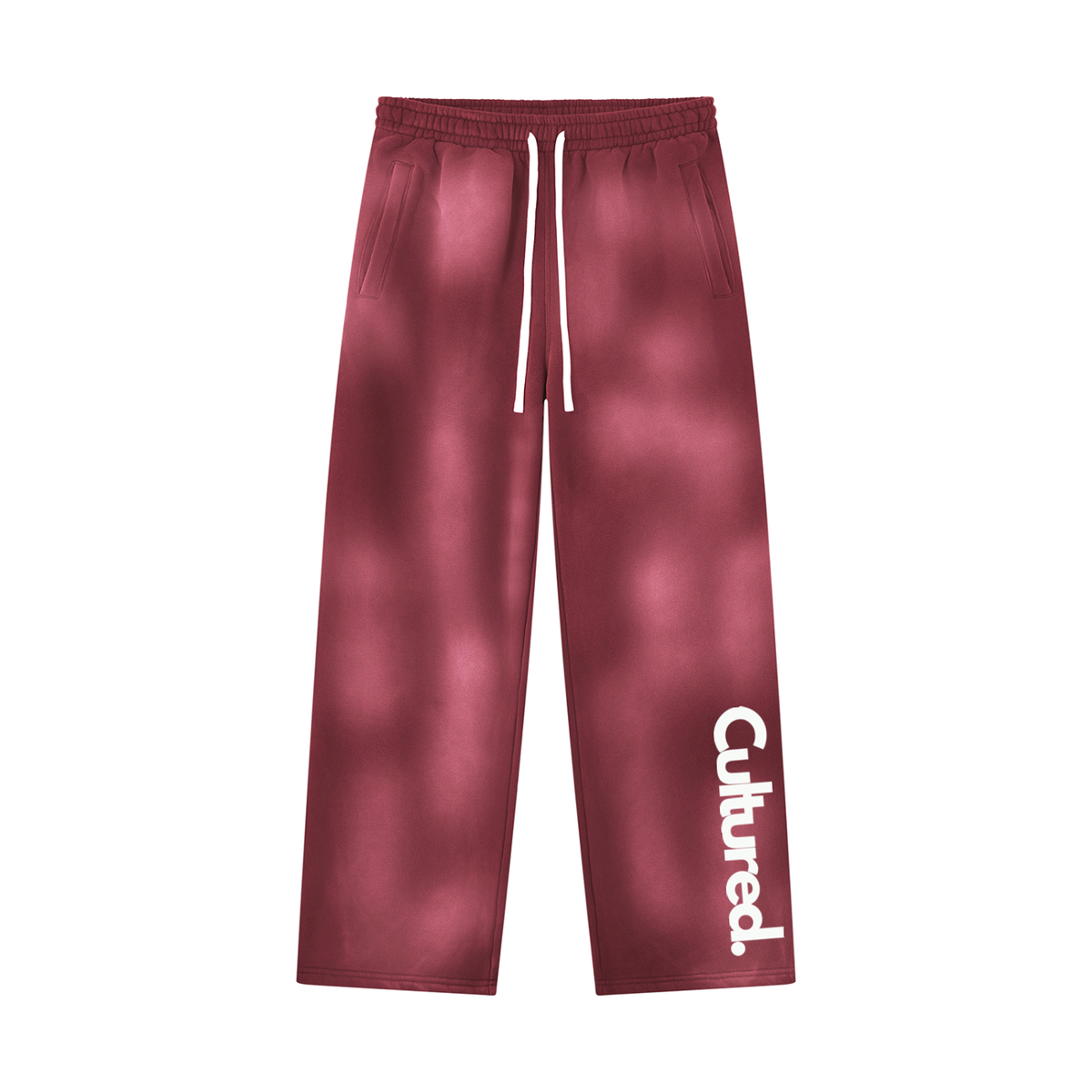 Cultured. Unisex Sun Fade Wide Leg Fleece Sweatpants