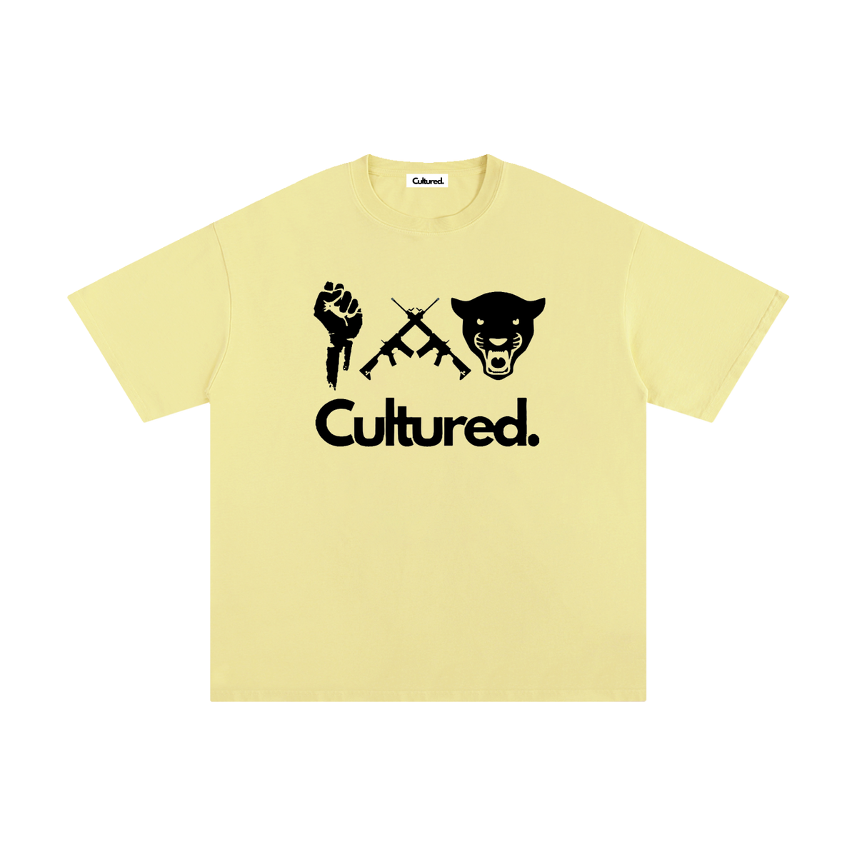 Cultured. Fight, Resist, Black Panther Unisex T-Shirt