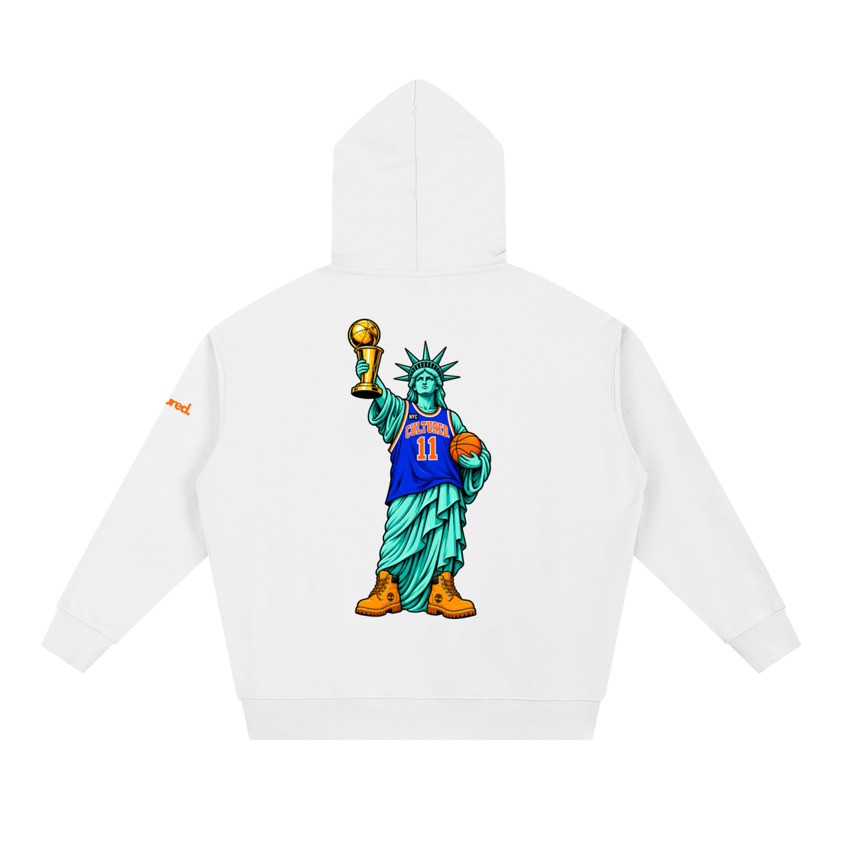 Cultured. Knicks in 5 Championship Essential Heavyweight Hoodie