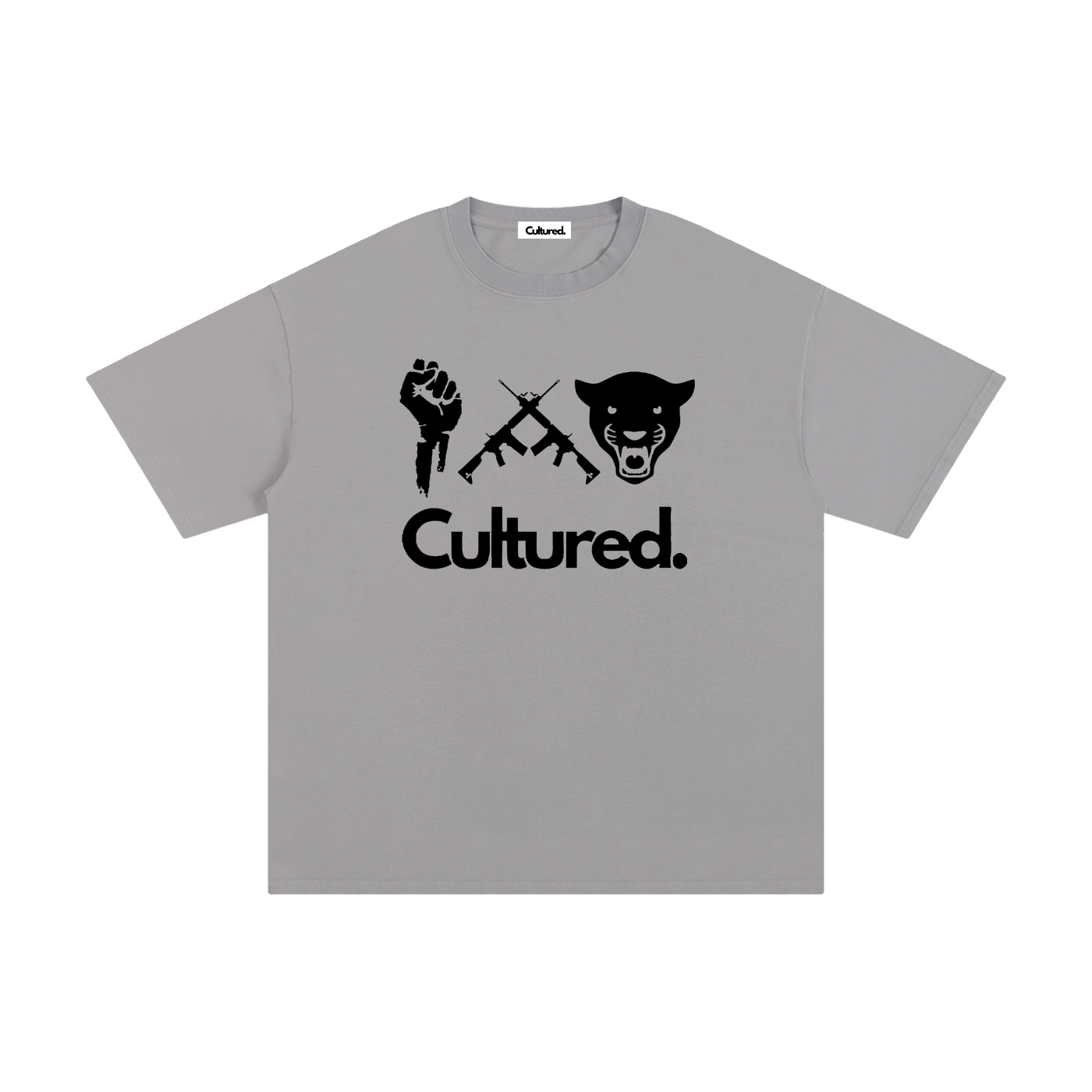 Cultured. Fight, Resist, Black Panther Unisex T-Shirt