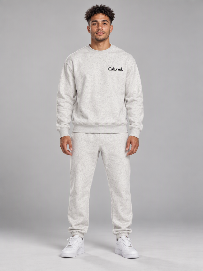 Cultured. Essential Crewneck Heavyweight Sweatshirt (Light Colors)