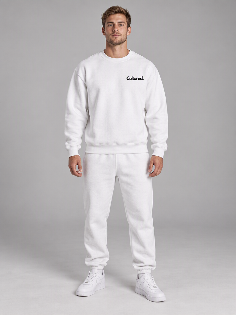 Cultured. Essential Crewneck Heavyweight Sweatshirt (Light Colors)