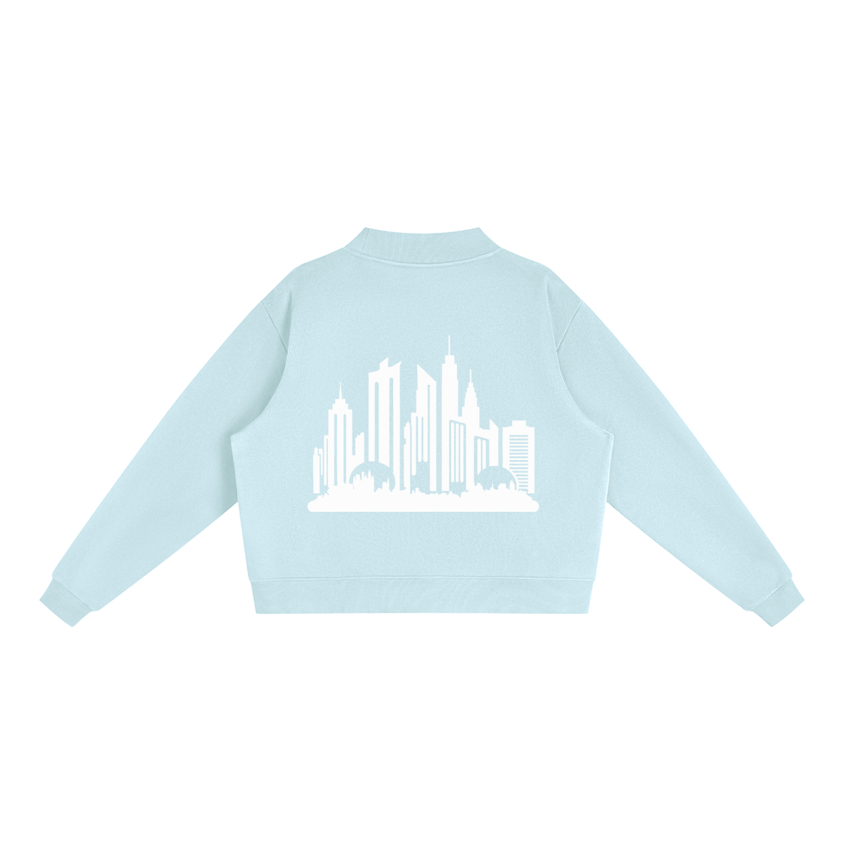 Cultured. Women’s Fleece Mock-Neck Crew Sweatshirt