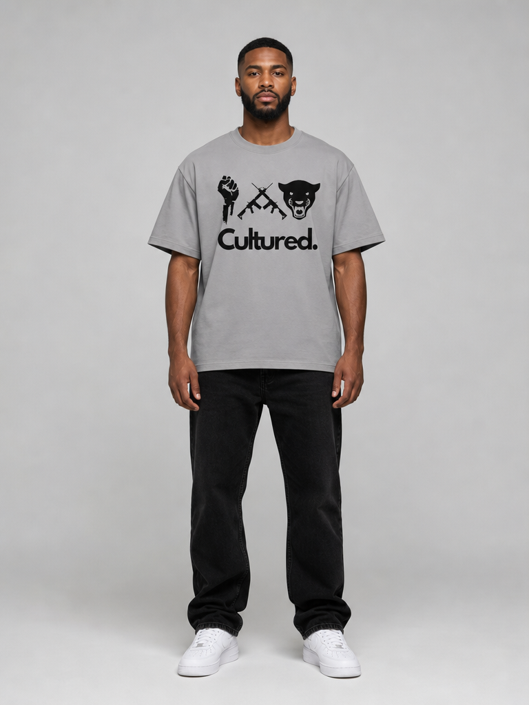 Cultured. Fight, Resist, Black Panther Unisex T-Shirt