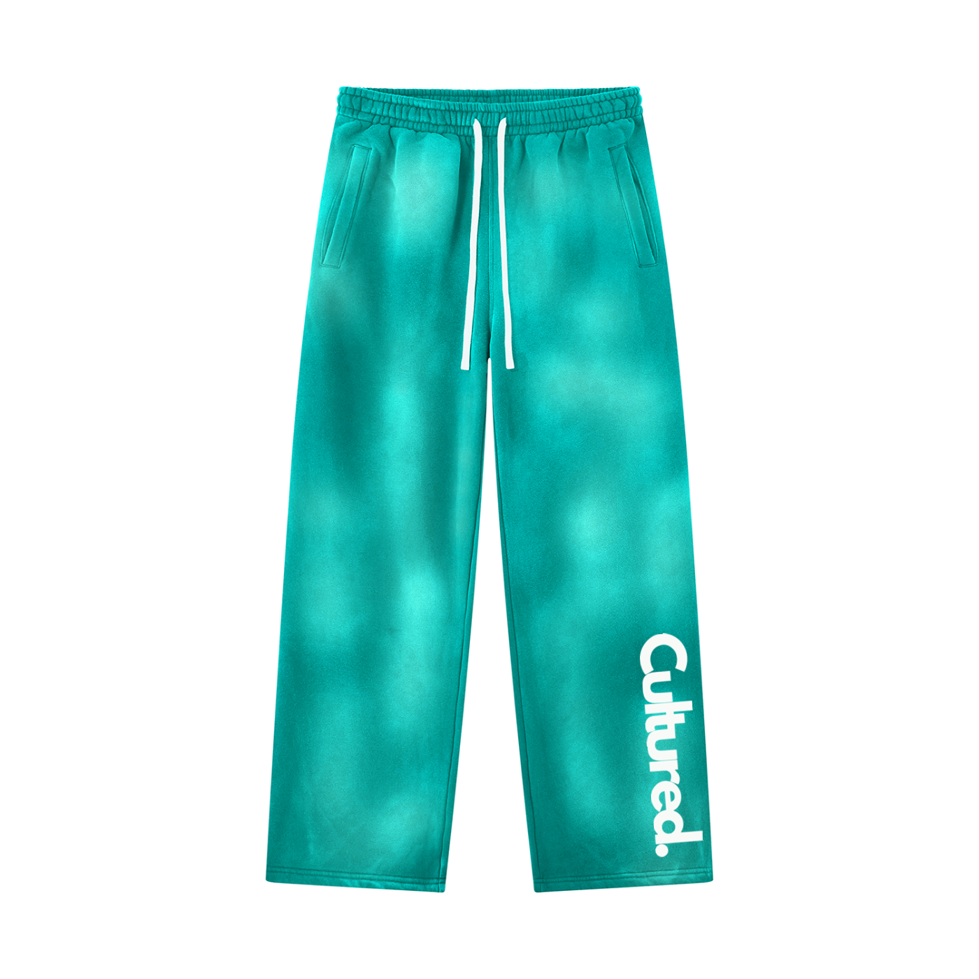 Cultured. Unisex Sun Fade Wide Leg Fleece Sweatpants
