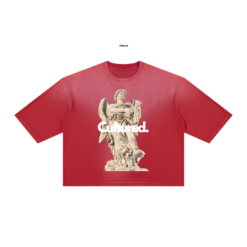 Cultured. Unisex Vintage Wash Sunfade Boxy T-Shirt