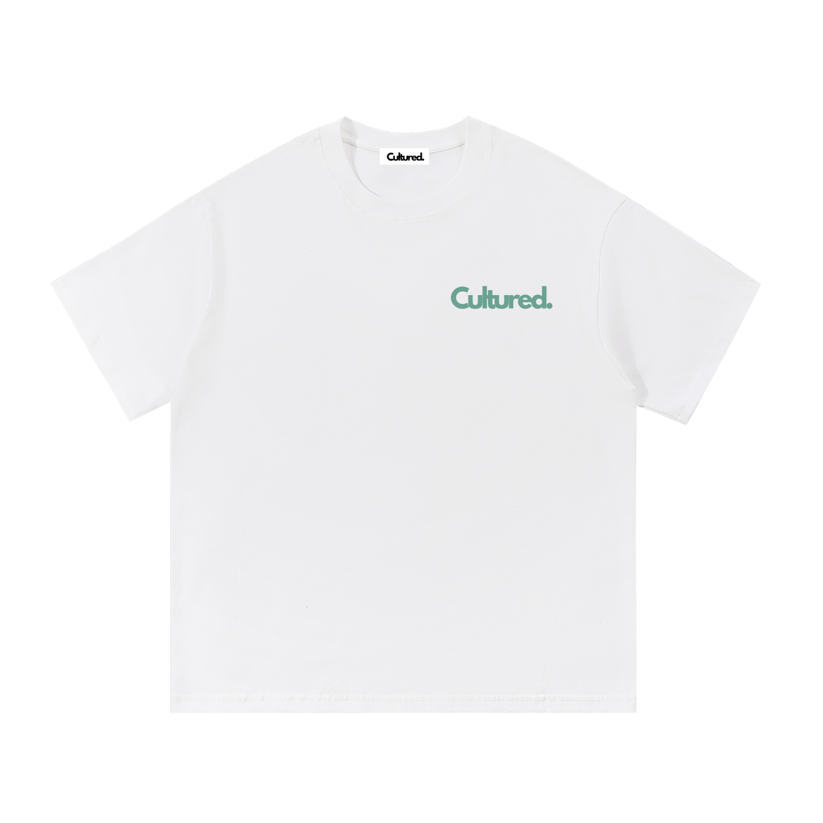 Cultured. NY Big Apple Essential T-Shirt — Statue of Liberty Green