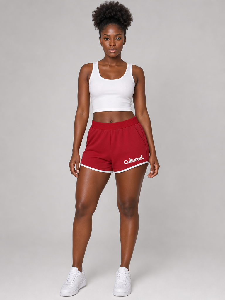Cultured. Women's Retro Contrast Shorts