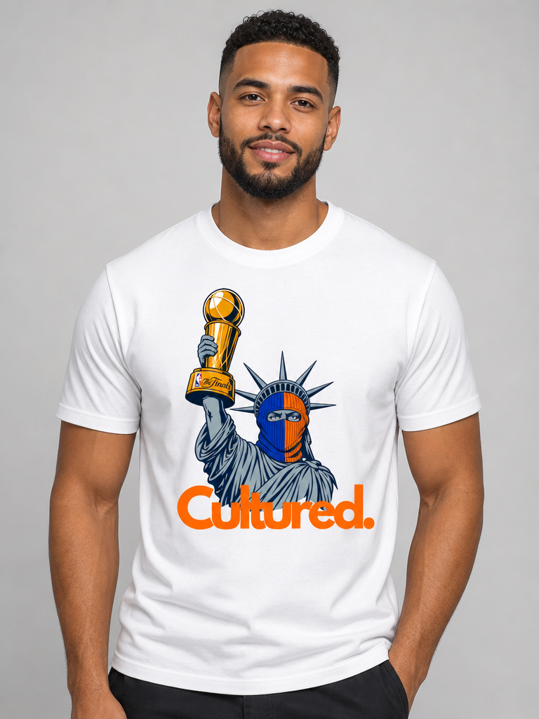 Cultured. Statue of Liberty Championship T-Shirt