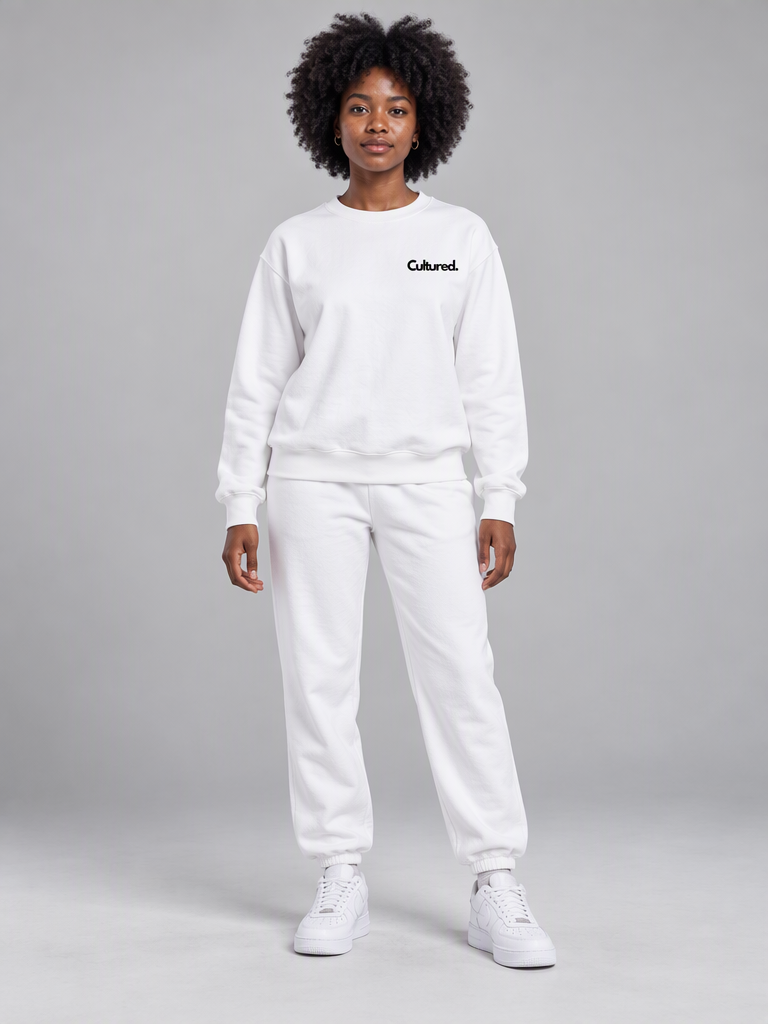 Cultured. Essential Crewneck Heavyweight Sweatshirt (Light Colors)