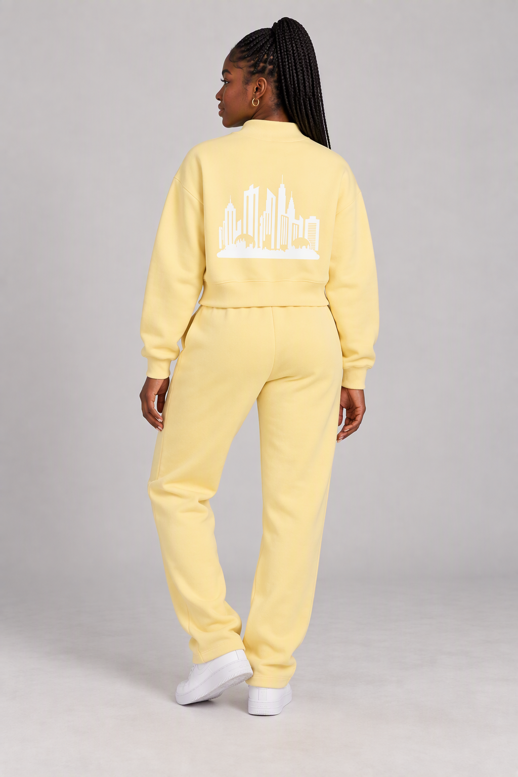 Cultured. Women’s Fleece Mock-Neck Crew Sweatshirt