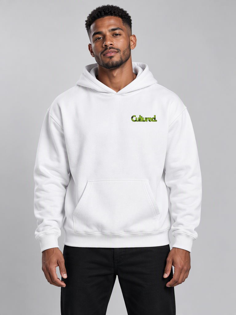 Cultured. Halloween Rotten Apple Heavyweight Hoodie (Slime Green)