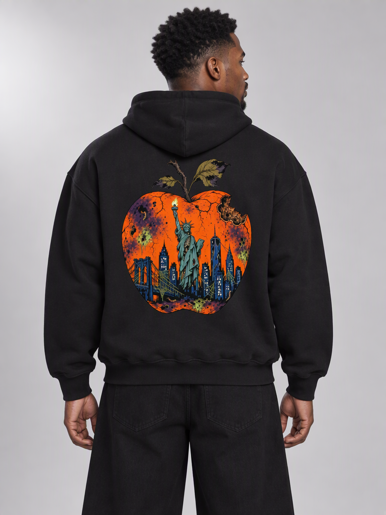 Cultured. Halloween Rotten Apple Heavyweight Hoodie (Halloween)