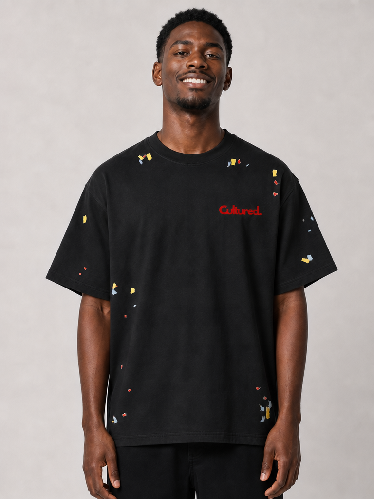 Cultured. Paint Splatter T-Shirt