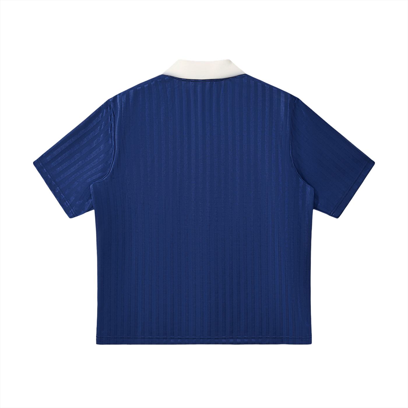 Contrast Collar Striped Soccer Jersey (Variant Colors)