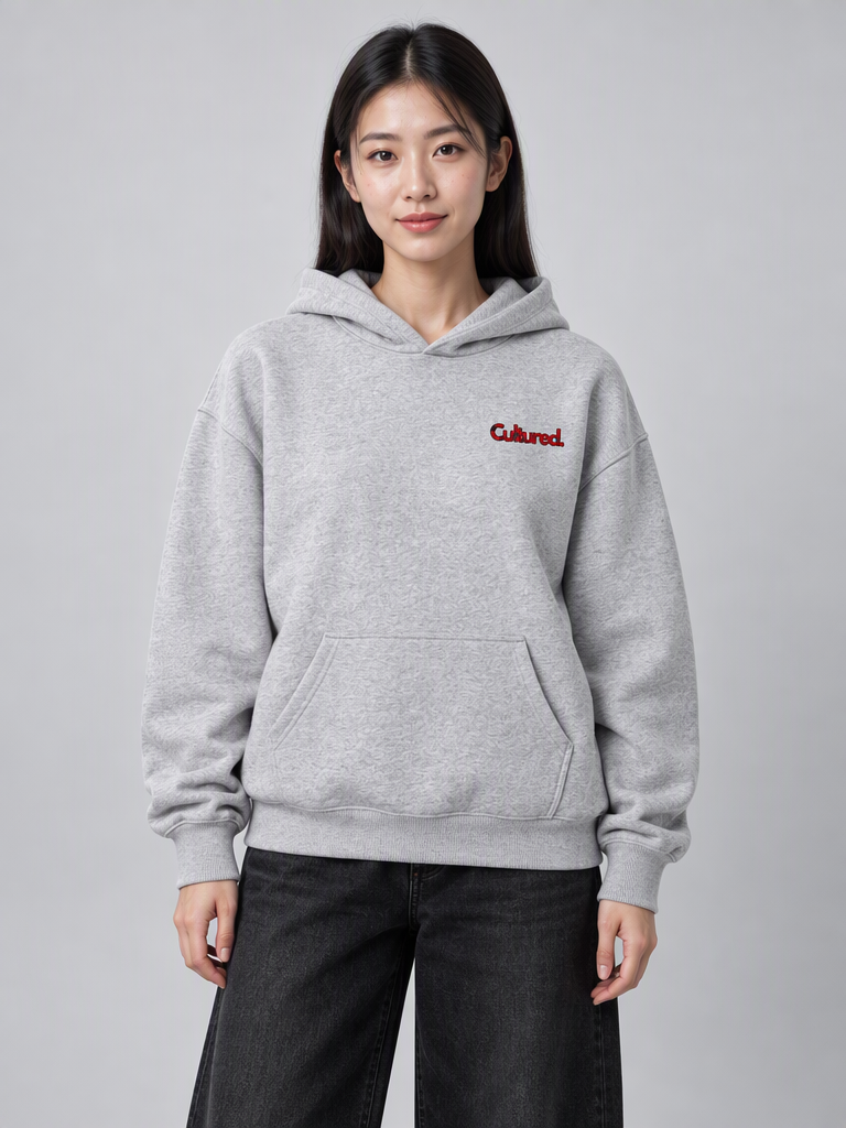 Cultured. Halloween Rotten Apple Heavyweight Hoodie (Blood Red)