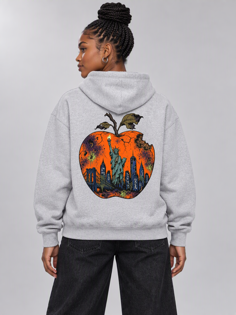 Cultured. Halloween Rotten Apple Heavyweight Hoodie (Halloween)
