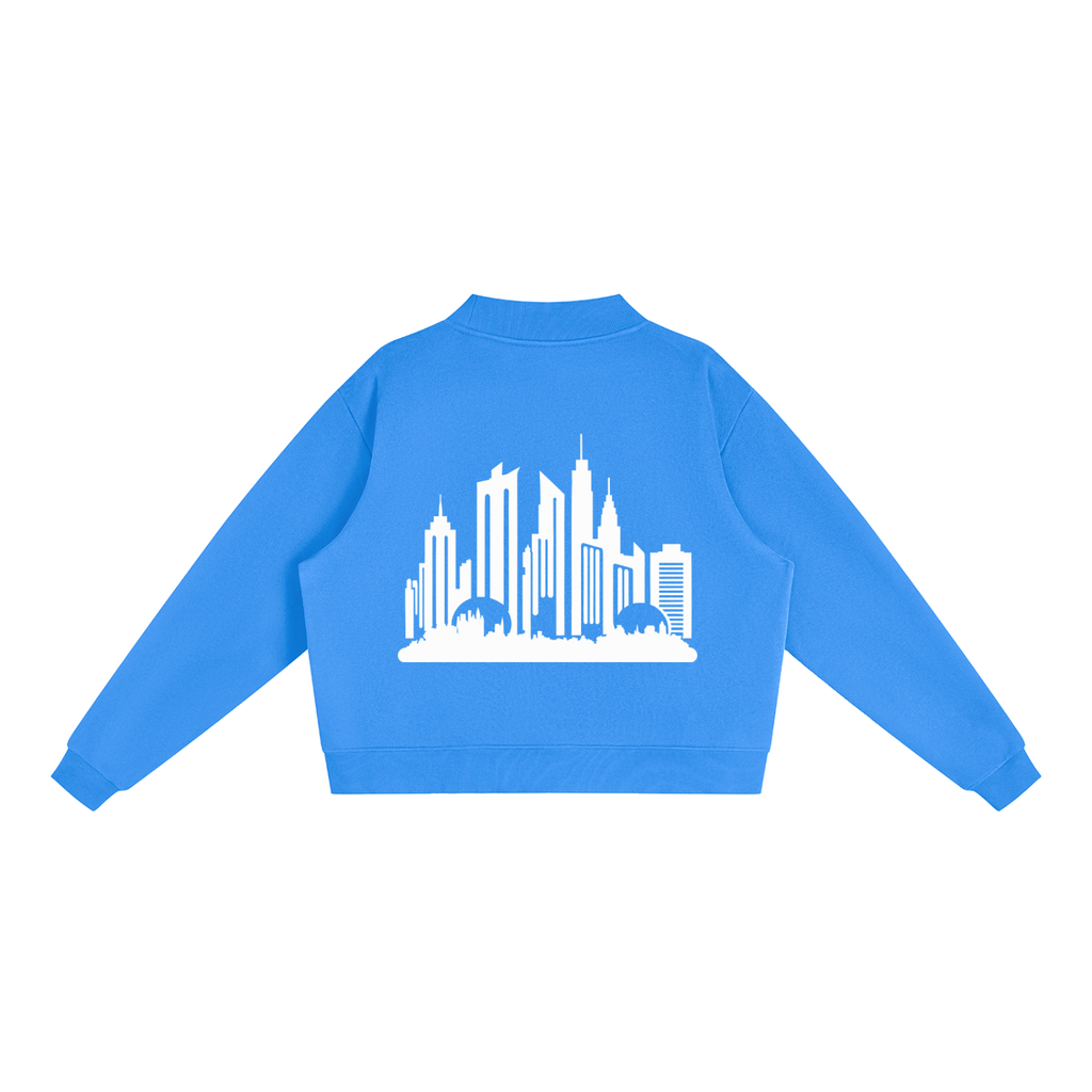 Cultured. Women’s Fleece Mock-Neck Crew Sweatshirt