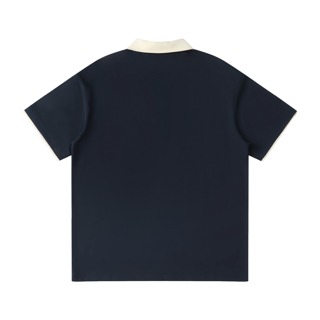 Cultured. Contrast Collar Polo Shirt