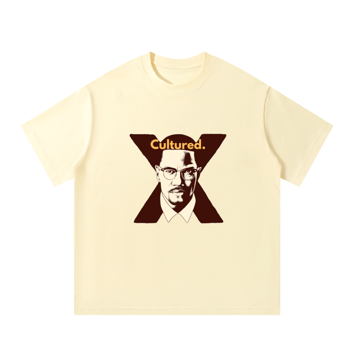 Cultured. Malcolm X Unisex T-Shirt (Unisex)